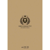 Блокнот для записів Student, А6, в клітинку, склеювання, 50 арк., бежевий (A6-GB-050-828K) - Pampik