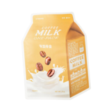 Тканинна маска A'pieu Coffee Milk One-Pack з екстрактом кави, 21 мл - Pampik