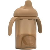 Чашка-непроливайка Difrax Non-Spill Sippy Cup Soft с силиконовым носиком 250 мл Caramel (704 Caramel) - Pampik