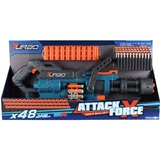 Іграшковий кулемет Turbo Attack Force з великим барабаном та м'якими набоями 48 шт. (ВТ320) - Pampik - 2