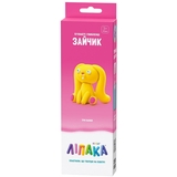 Набір пластиліну Ліпака Пухнасті улюбленці Зайчик (30115-UA01) - Pampik