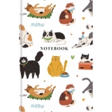 Блокнот для записів MonAmi Котики, A6, в клітинку, 80 аркушів (A6-IC-080-7016K) - Pampik