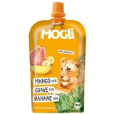 Фруктовое пюре Mogli Манго, гуава и банан, 120 г - Pampik