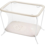 Манеж CAM Lusso, с мишкой, бежевый - Pampik