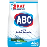 Пральний порошок АВС Гірська свіжість для білих речей автомат 4 кг - Pampik