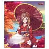 Набір зошитів 1 Вересня Sakura girls, в лінію, 24 аркуші, 20 шт. (766649) - Pampik - 2