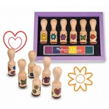 Набор штампов Melissa & Doug Смайлики 6 шт. (MD2407) - Pampik - 3