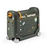 Валіза-ліжечко для подорожей Stokke JetKids Bedbox Golden Olive, темно-зелена (534507) - Pampik - 4