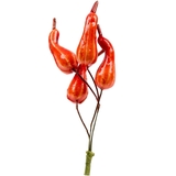 Тыква грушевидная декоративная Yes! Fun Хеллоуин 4 см, глянец, 5 шт. (974138) - Pampik