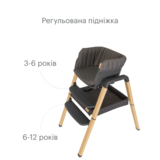 Стільчик для годування Tutti Bambini Nova, сірий (611010/3590) - Pampik - 4