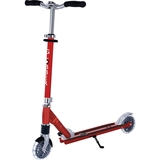 Самокат Globber Flow element comfort lights, колеса з підсвічуванням, червоний (727-102) - Pampik