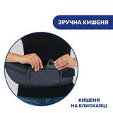 Сумка нагрудна Chicco Hip Seat синя (79147.09) - Pampik - 6