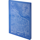 Книга записна Axent Maps Amsterdam, A4, в клітинку, 96 аркушів, блакитний (8422-507-A) - Pampik - 2