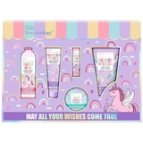 Набір Baylis & Harding Beauticology: Гель для душу 50 мл + Крем для рук 30 мл + Крем для душу 50 мл + Кристали для ванни 70 г + Бальзам для губ, 5 г - Pampik