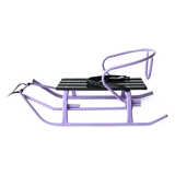 Санки Vitan Комета зі спинкою та кольоровою планкою фіолетові (2030123) - Pampik - 2