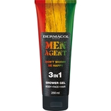 Гель для душу 3в1 Dermacol Men Agent Don't worry be happy, 250 мл - Pampik