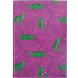 Книга записная Axent Leopard A4 в клеточку 96 листов розовая (8422-555-A) - Pampik