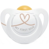 Пустышка латексная Nuk Star, ортодонтическая, 0-6 мес, 1 шт. (3952454) - Pampik