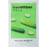 Тканинна маска Missha Airy Fit Sheet Mask Cucumber, з екстрактом огірка, 19 г - Pampik