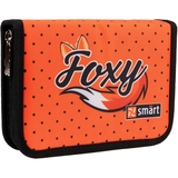Пенал жесткий Smart HP-03 Foxy, 13х21х3 см, оранжевый (533277) - Pampik