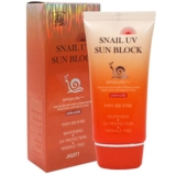 Сонцезахисний крем Jigott Snail Uv Sun Block Cream SPF50+, з муцином равлика, 70 мл - Pampik