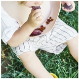 Нагрудник MinikOiOi Basics силиконовый, Mellow Yellow (101020056) - Pampik - 2