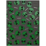 Блокнот ZiBi Ufo Kids Line А-6 у клітинку 64 аркуші сірий (ZB.12720-09) - Pampik