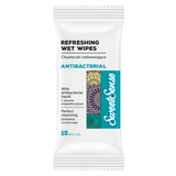 Вологі серветки Sweet Sense, антибактеріальні, 15 шт. (814138) - Pampik