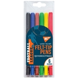 Фломастеры Yes Football, 6 цветов (650514) - Pampik