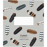 Зошит загальний Школярик Cool things, в лінійку, 36 арк, ВД-лак, 20 шт. (036-3219L) - Pampik - 4