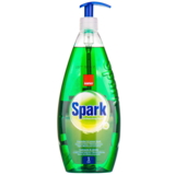 Засіб для миття посуду Sano Spark Огірок та Лайм, з дозатором, 1 л - Pampik