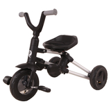 Дитячий триколісний складаний велосипед Qplay Nova Rubber, без сумки, чорний (S700BlackRubber) - Pampik