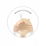 Поилка-непроливайка с отягощенной соломкой и герметичной крышкой BabyOno Ленивец 6+, 240 мл - Pampik - 6