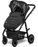 Универсальная коляска 2 в 1 Lionelo Amber Lovin, черная (LO-AMBER LOVIN (2in1)) - Pampik - 3