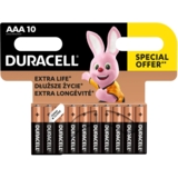 Лужні батарейки мізинчикові Duracell 1.5 V АAA LR03/MN2400, 10 шт. (5000394152557) - Pampik - 2