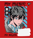 Набір зошитів Yes Anime, в клітинку, 18 аркушів, 25 шт. (766323) - Pampik - 5