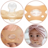 Силиконовая симметричная пустышка Canpol babies, 0-6 месяцев, оранжевый (24/001_ora) - Pampik - 5