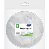 Набір одноразового посуду Stella, 6 персон - Pampik