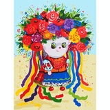 Картина за номерами Santi Україночка, 30х40 см (954409) - Pampik