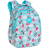 Рюкзак CoolPack Joy S Panda Balloons, 21 л, 39х28х17 см, S, блакитний (E48548) - Pampik