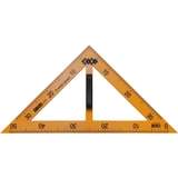 Косинець ZiBi Teacher Kids Line для шкільної дошки 90°/45° 50 см жовтий (ZB.5639) - Pampik