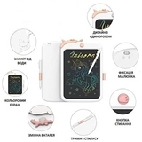 Детский LCD планшет для рисования Beiens Единорог 10” Multicolor, белый (К1009white) - Pampik - 2