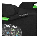 Автокресло-бустер Lionelo Luuk Fix I-Size Black Carbon - Pampik - 6