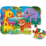 Магнітні пазли Vladi Toys Зоопарк, 12 елементів (VT3205-90) - Pampik