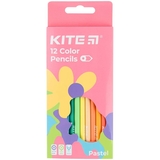 Кольорові олівці Kite Fantasy Pastel 12 шт. (K22-451-2) - Pampik