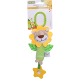 Іграшка-підвіска Baby Team Веселі тварини Левеня, з прорізувачем (8525_левеня) - Pampik