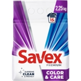 Пральний порошок Savex Premium Color&Care, 2.25 кг - Pampik