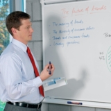 Маркер для досок Edding Board конусообразный 1.5-3 мм синий (e-360/03) - Pampik - 2