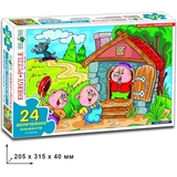Игра-пазл Київська фабрика іграшок Три поросенка 24 элементов - Pampik - 2