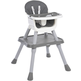 Стільчик для годування 3 в 1 Bambi M 5672-11, сірий (25333) - Pampik